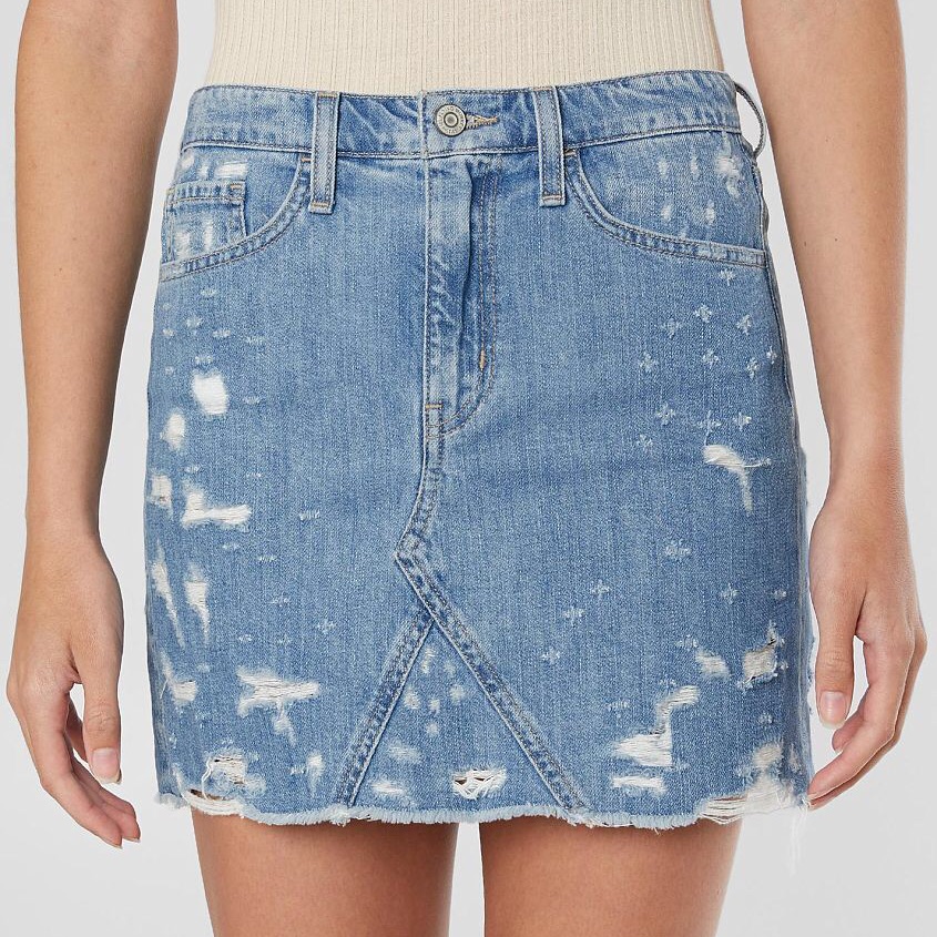 Nwt Flying Monkey High Rise Denim Skirt